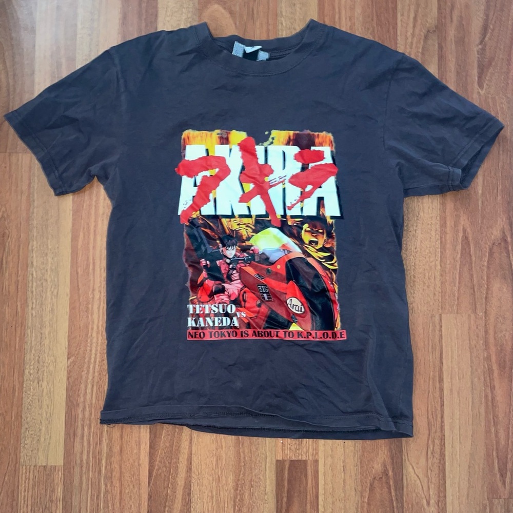 Akira Graphic Print Men's T-Shirt - Black